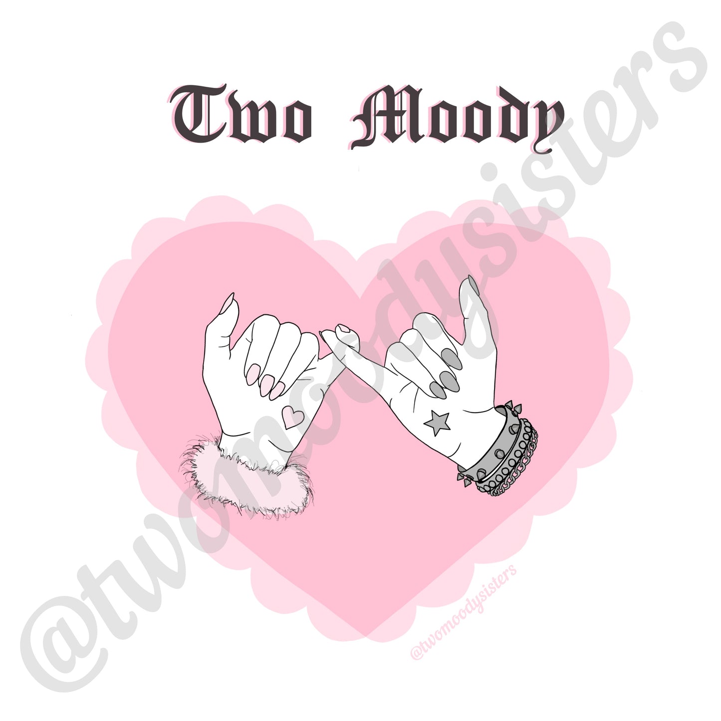 'Two Moody' art print