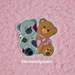 'Cute but Creepy' sticker