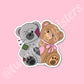 'Cute but Creepy' sticker