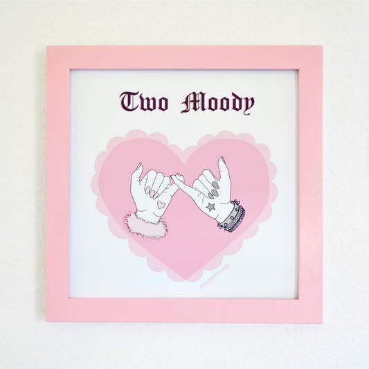 'Two Moody' art print