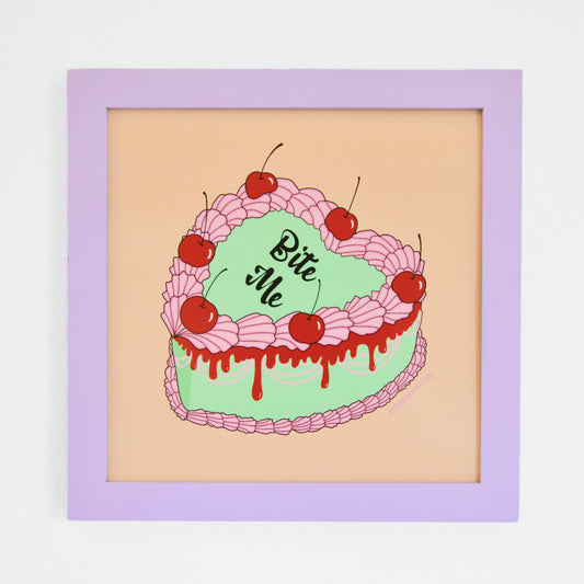 'Bite Me' art print